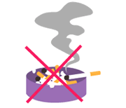 ○タバコは控えめに。禁煙をお勧めします。